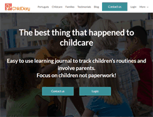 Tablet Screenshot of childdiary.net